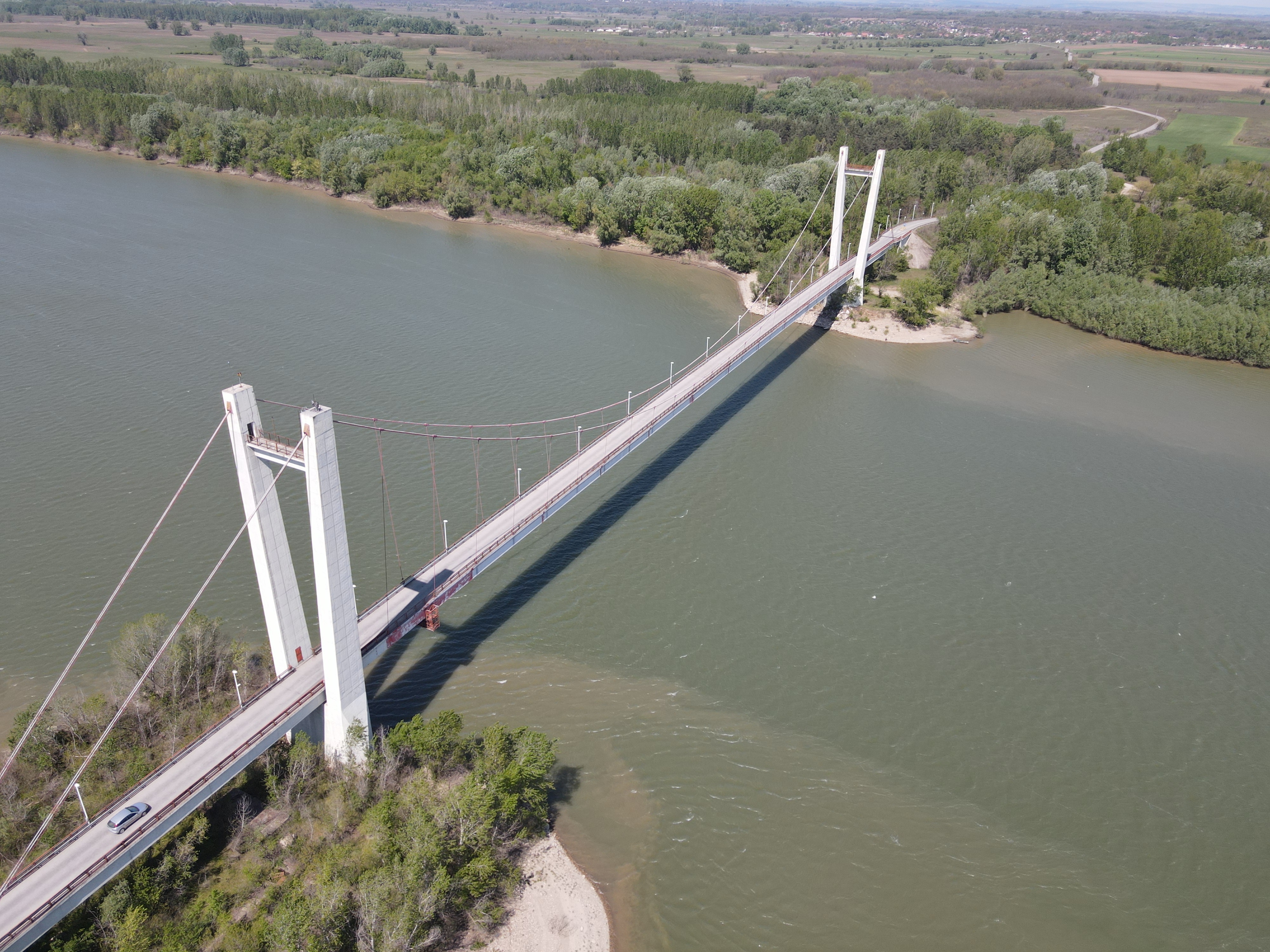 Lucrări de Reparații Pod Suspendat peste Brațul Gogoșu — Dunăre